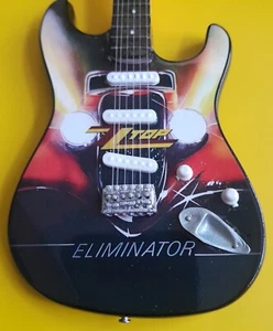 ZZ TOP Eliminator 10" Miniature Tribute Guitar (UK SELLER) - Picture 1 of 2