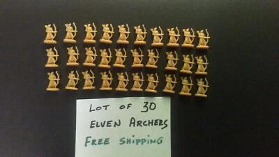 Risk Señor de los Anillos Edición Trilogía Arqueros Elfos AMARILLO Lote de 30 2003 Foto 1 de 2