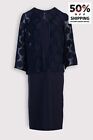 RRP €180 PER TE By KRIZIA Dress Suit Plus Size 17 / S Silk Blend Polka Dot