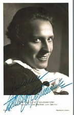 Willi D.Fassbaender Original Signature On Ross Card No. 4028c
