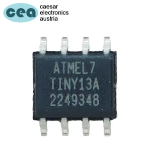 ATtiny13A-SS7R ATtiny 1KB 20MHz SOIC-8 105°C [1~100 Stück/piece] - Imagen 1 de 5