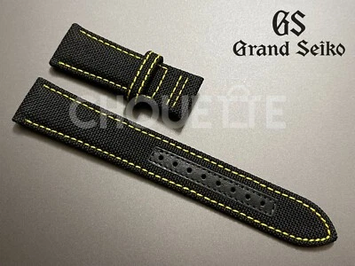 OEM Grand Seiko SBGV243, 9F82-0AL0 20mm Black Nylon Band Strap C029011J9BDBR - Image 1 of 4