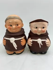 Vintage Goebel Friar Tuck 2 Monks Creamer Sugar Set West Germany M43/B S141/0 - Picture 1 of 12