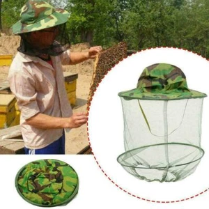 2Pcs Beekeeping Hat  Face Head Protector Cap Protection Mosquito Bee Net Veil US - Picture 1 of 9