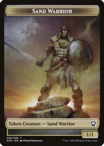 Sand Warrior Token (020) Dominaria United DMU MTG Magic - Picture 1 of 1