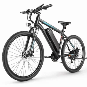 Electric Bike for Adults 26'' Mountain Bicycle 21 Speed City Commuter Ebike # - Picture 1 of 28