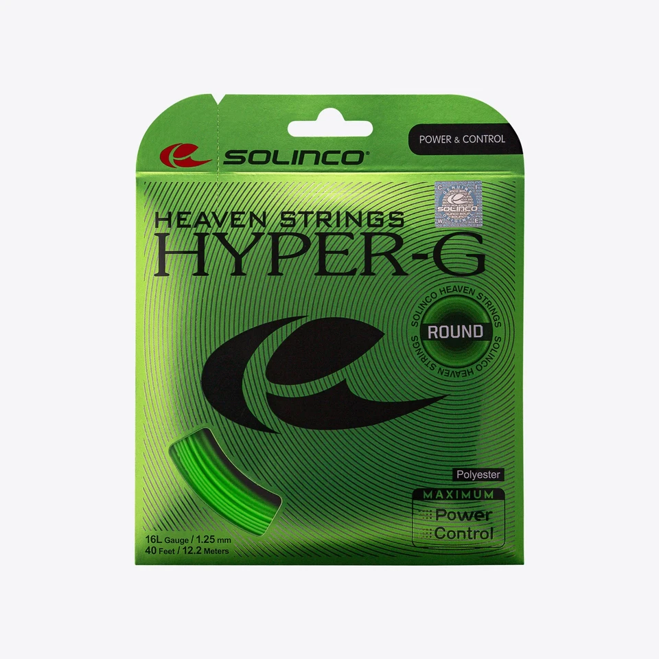 Tennissaite SOLINCO Hyper-G ROUND 12,2m (1,08€/lfd.m) - NEUE Topsaite aus USA