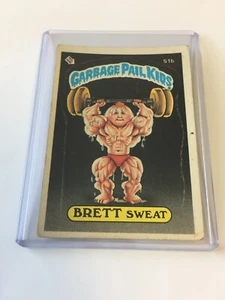 1985 Topps Garbage Pail Kids 51b "BRETT SWEAT" guter Zustand - Bild 1 von 4