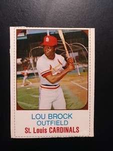 1975 Hostess #23 Lou Brock Baseball Card, Cardinals