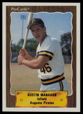 1990 ProCards Austin Manahan Augusta Pirates - Image 1 of 2
