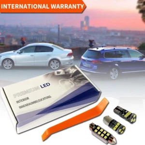 VW Passat B7 Full LED Interior Premium Set 13 SMD White Error Free 3C 3G2 362 - Picture 1 of 12