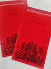 VINTAGE ROYAL OPERA HOUSE COVENT GARDEN BALLET PROGRAMMES X 2 - SWAN LAKE 