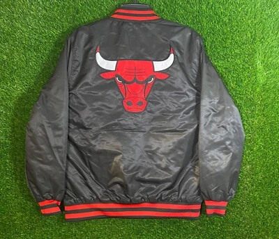 Chaqueta a presión NBA Ultra Game para hombre L Chicago Bulls Bomber Varsity precio de venta sugerido por el fabricante 125 USD Foto 1 de 4