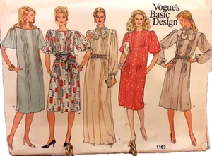 Vogue's Basic Design Dress Size 6 UNCUT - Picture 1 of 3