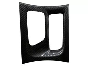 Real Carbon Fiber Shifter Panel Cover Fits 2017-2023 Dodge Charger Gloss Black - Bild 1 von 7