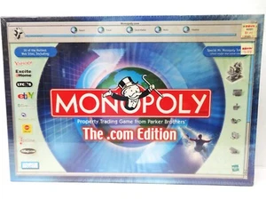 2000 "MONOPOLY The .com Edition" Parker Brothers Trading Board Game SEALED NIB - Picture 1 of 11