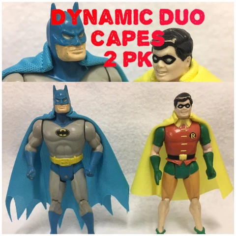 DC Kenner Super Powers Batman & Robin Dynamic Duo Replica Cape 2 Pk (Capes Only) Cover