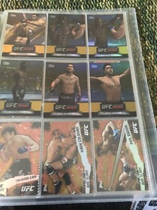 2010 Topps UFC,5 SUB SET PICK THE CARDS YOU NEED FROM DROP DOWN MENU