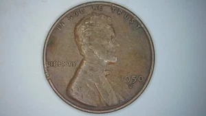 1950 D Lincoln cent/penny error coin - Picture 1 of 6