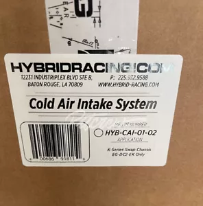 Hybrid Racing Cold Air Intake System K Swap EG EK DC Velocity Stack - Foto 1 di 4