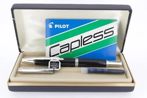Pilot Carbonesque Vanishing Point w/14K Namiki B NIB Fountain Pen NO RESERVE - Picture 1 of 8