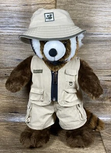 Build A Bear Red Panda Fox 16" Plush St. Louis Zoo Exclusive Tag w Safari Outfit - Picture 1 of 24