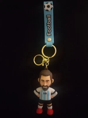 Soccer Futbol Argentina Usa Messi Keychain USA Seller - Image 1 of 2