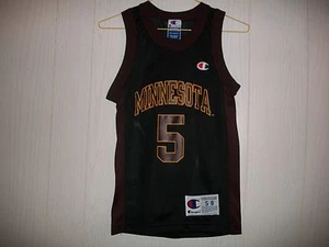 Child's Vintage Champion Minnesota Basketball Jersey. Size 8 (New) #5 Rare Find - Picture 1 of 7