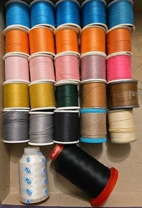 27 Coats & Clark Dual Duty Thread Cotton Polyester All Purpose Spools New & Used - Picture 1 of 5