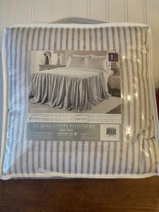 Lush Decor Ticking Stripe Bedspread - Full 3 Piece Set - Picture 1 of 4