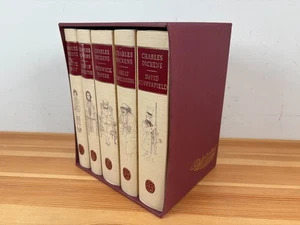 Folio Society Charles Dickens Novels Book Set - 1994 Hardback Twist Copperfield - Foto 1 di 22