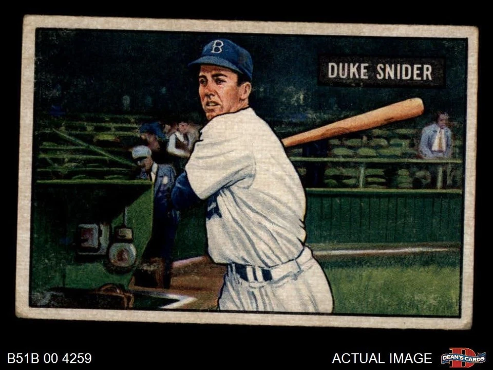 1951 Bowman #32 Duke Snider Dodgers HOF 1.5 - FAIR - Image 1 of 1