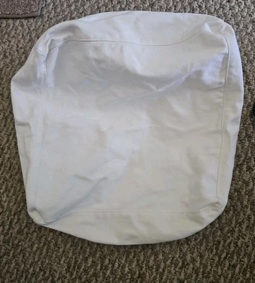  IKEA NILS Stool Cover Slipcover White  101.299.55 Preowned Used. - Image 1 of 2