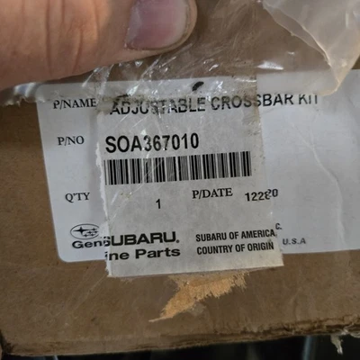Kit de barra transversal Subaru Forester (se adapta a modelos 2019-2024)  Foto 1 de 2