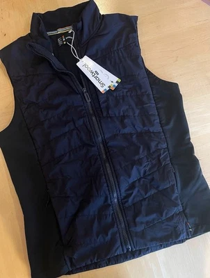 NEW! SMARTWOOL Men Smartloft Insulated Vest—(M)—BLACK—Merino Wool Blend - Image 1 of 4