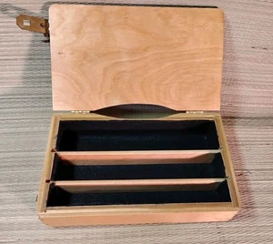Ahornholz Klarinette Saxophon Blattkoffer Massivholz Handarbeit sehr schön! - Bild 1 von 12