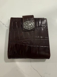 Brighton Tango Med Wallet Black/Chocolate - Picture 1 of 9