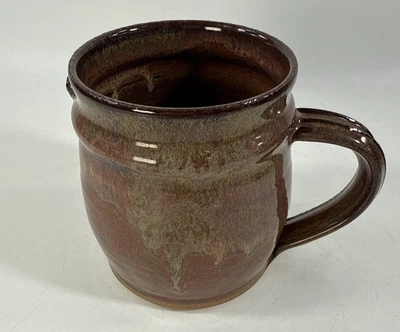 Ручной работы коричневая глазурь как кофейная кружка/чашка - Изображение 1 из 4