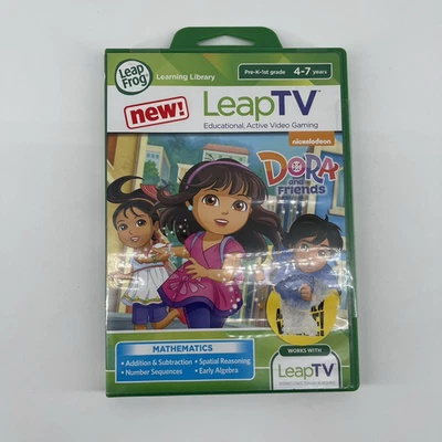 Dora And Friends Video Game LeapFrog Leap TV Cartridge Mathematics 4-7 Years New - Image 1 of 4