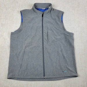 Tommy Bahama Island Zone Vest Mens XL Gray Full Zip Sleeveless Golf Beach Jacket - Picture 1 of 9