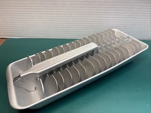 Vintage Magic Touch Ice Slice Aluminum Ice Cube Tray 11.25" - Picture 1 of 12