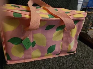NEW Kate Spade Cooler ~16w x 10h x 7d Insulated Beach Bag Swing Floral NWT - Picture 1 of 11