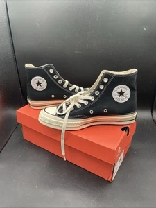 Zapatos Converse Unisex Chuck 70 Vintage Lona Parte Superior Alta Negro Garceta 162050C - Imagen 1 de 8