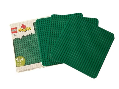 Lot of 4 Large Lego Duplo Baseplates Green 24x24 stud or 15"x15" Base Flat - image 1 of 3