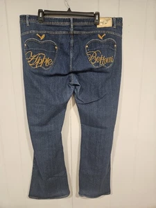 Vintage Apple Bottom Jeans Damen Gr. 22 Stretch Blau Denim Y2k Hip Hop 40x31 - Bild 1 von 10