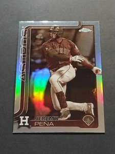 JEREMY PENA 2025 Topps Chrome Sepia Refractor #239 Houston Astros - Picture 1 of 2