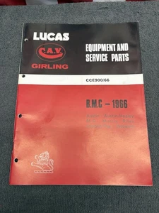LUCAS C.A.V. Piezas de servicio de equipo Girling #CCE900/66 B.M.C. Austin Healy 1966 - Imagen 1 de 12