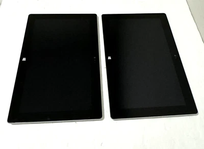 Lot of 2 Microsoft Surface 1572 Tablet Quard Core 64GB Windows RT Bad Batteries - Image 1 of 4