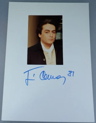 Autogramm  spanischer Opernsänger Josep Carreras Zürich 1981 (109345) - Bild 1 von 3
