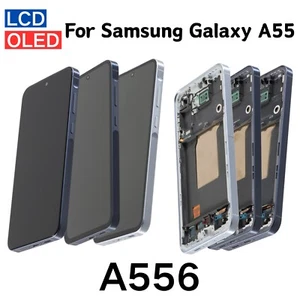Pantalla LCD/OLED para Samsung Galaxy A55 A556 digitalizar conjunto de repuesto - Imagen 1 de 22